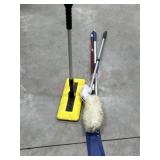 Duster, Scrub brush and snow broom