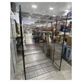 6 Foot tall metal garage shelf unit