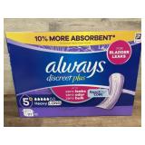 Always Discreet Plus Pads, 117 Count