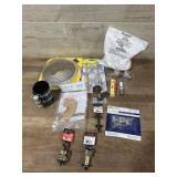 Flat with shut off valves and weather striping