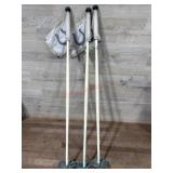 3- Colts golf hole flags