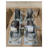 Flat with 4 -2 inch castors