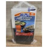 Hefty Food Storage, 60 Pieces