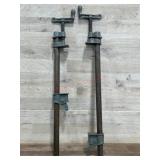 2- Pipe clamps 24 inch