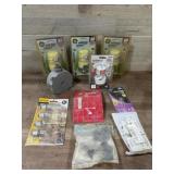 Yellow organizer tray with light bulbs