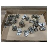 Flat of cabinet hinges