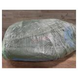 Large green tarp