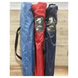 3- Folding bag lawn chairs