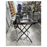 Kobalt tile saw on stand