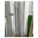 3 - Metal wire shelves 6 foot long