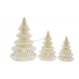 Paper Honeycomb Tree, Set of 3