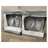 2- Amerock Satin nickel towel rings