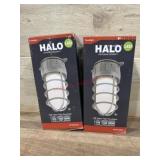 2- Halo outdoor security lights