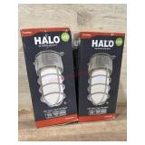 2- Halo outdoor security lights