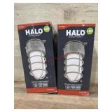 2- Halo outdoor security lights