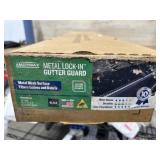 Box of metal lock in gutter guards