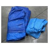 2 - Various tarps, unknown sizes