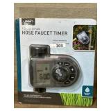Hose faucet timer