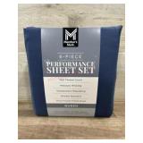 6-Piece Blue Sheet Set, Queen Size