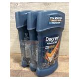 Degree Advanced Deodorant, 3 pack