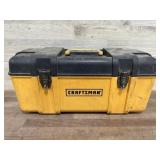 Craftsman tool box with door jig and Dewalt drill
