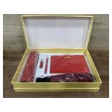 Red Merchandising Embroidery Set