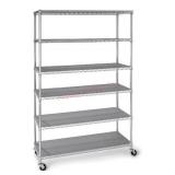 6-Tier NSF Heavy Duty Wire Shelving