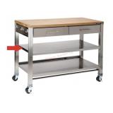 Seville Classics Home Work Center Island Table