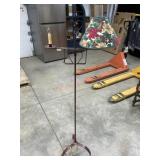 Amish made wrought iron floor lamp
