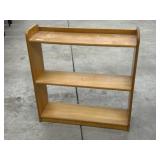 Blonde maple bookcase