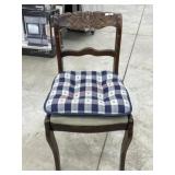 Duncan Phyfe style Rose back chair