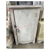 White farmhouse cabinet