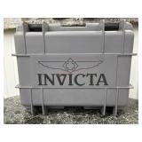 Grey Invicta watch case holds 8 watches