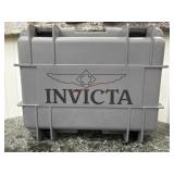 Grey Invicta watch case holds 8 watches
