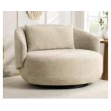 Cole & Rye Oversized Swivel Chair