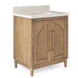 Enzo Collection 30' Bathroom Vanity, Light Damage