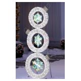 6' Pre-Lit Stacked Ornament Dï¿½cor