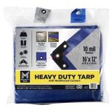 Commercial Tarp, Blue/Gray 16' x 12'