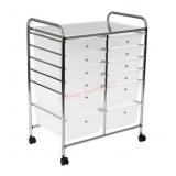 Seville Classics 12-Drawer Rolling Organizer