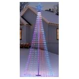 12' Pre-Lit Multicolor Lightshow Tree