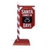 5' Pre-Lit Santa Countdown Calendar