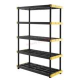 5-Tier Heavy-Duty Plastic Shelf