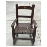 Antique child rocker