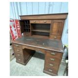 Antique high back desk