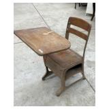 Old child desk