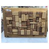 Handmade wood 13x19 wood wall plaque