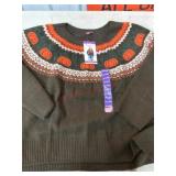 Brown Halloween Sweater XX-Large