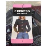 Express Bow Cardigan in Size Small