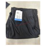 Black Wide Leg Pants with Elastic Waistband