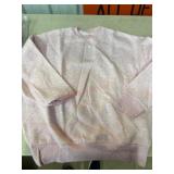Pink Long-Sleeve Sweatshirt, Size Small